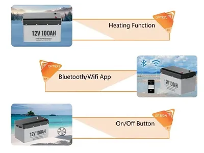 Customized lithium battery functions