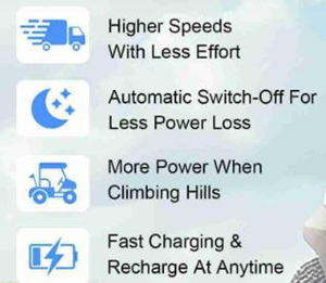 48v 50ah lithium iron phosphate Lifepo4 Battery For golf carts